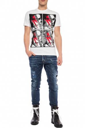 T-shirt z nadrukowanym logo, zdjęcie 2 T-shirt z nadrukowanym logo od Dsquared2